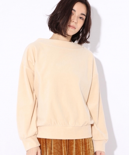 niko and...（ニコアンド）の「カットコールボリュームプルオーバー【niko and ...】（Tシャツ/カットソー・レディース・ピンク/マスタード/アイボリー/ダークブルー・MEDIUM/LARGE）」の2枚目の写真