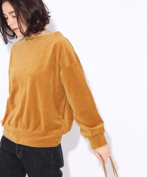 niko and...（ニコアンド）の「カットコールボリュームプルオーバー【niko and ...】（Tシャツ/カットソー・レディース・ピンク/マスタード/アイボリー/ダークブルー・MEDIUM/LARGE）」の4枚目の写真