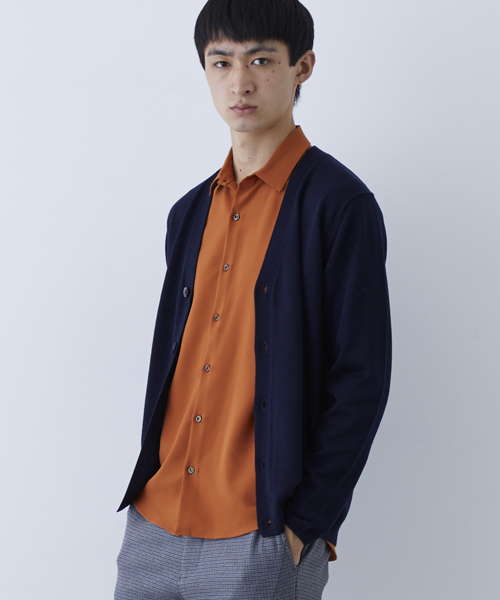 【TAKEO KIKUCHI】《完全別注》シャイニーニットカーディガン 【TAKEO KIKUCHI】《完全別注》シャイニーニットカーディガン