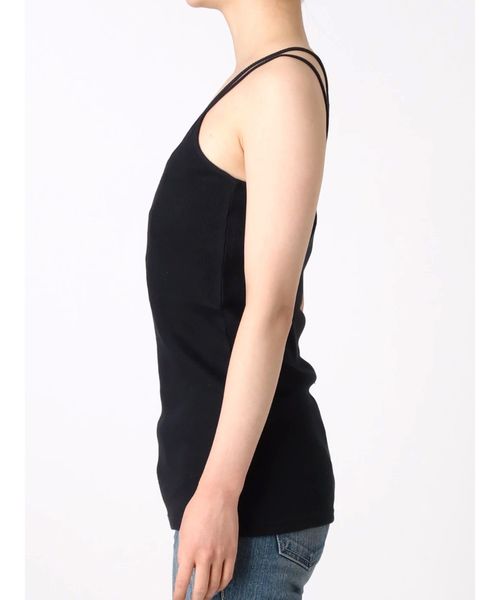 Ungrid(アングリッド)の「BASICキャミソール(キャミソール・レディース・ライトグレー/ブラック/オフホワイト・FREE)」の4枚目の写真