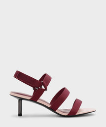 トリプルストラップベルクロサンダル / TRIPLE STRAP VELCRO SANDALS