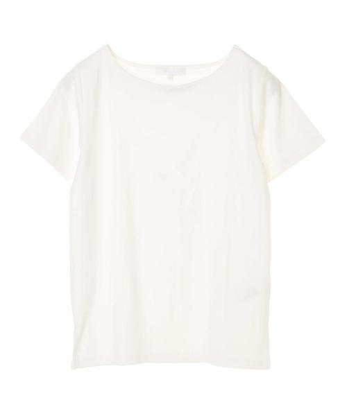 AMERICAN HOLIC（アメリカンホリック）の「・60新彊綿スムース ボートネックTEE★（Tシャツ/カットソー・レディース・サックスブルー/ラベンダー/ネイビー/その他25/チャコールグレー/その他26/オフホワイト/グレー系その他・M/L）」の16枚目の写真