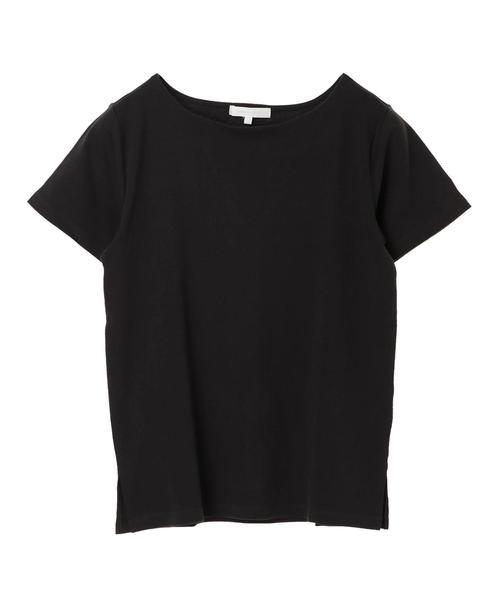 AMERICAN HOLIC（アメリカンホリック）の「・60新彊綿スムース ボートネックTEE★（Tシャツ/カットソー・レディース・サックスブルー/ラベンダー/ネイビー/その他25/チャコールグレー/その他26/オフホワイト/グレー系その他・M/L）」の11枚目の写真