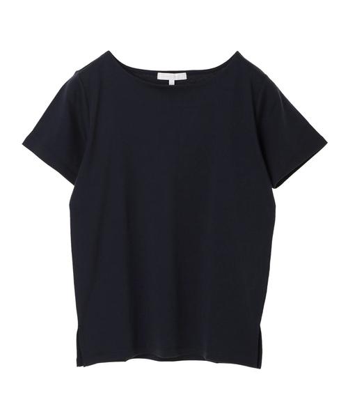 AMERICAN HOLIC（アメリカンホリック）の「・60新彊綿スムース ボートネックTEE★（Tシャツ/カットソー・レディース・サックスブルー/ラベンダー/ネイビー/その他25/チャコールグレー/その他26/オフホワイト/グレー系その他・M/L）」の20枚目の写真