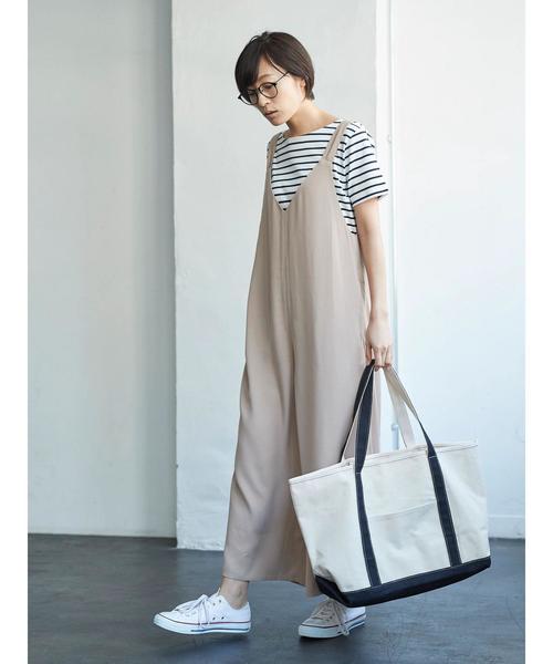 AMERICAN HOLIC（アメリカンホリック）の「・60新彊綿スムース ボートネックTEE★（Tシャツ/カットソー・レディース・サックスブルー/ラベンダー/ネイビー/その他25/チャコールグレー/その他26/オフホワイト/グレー系その他・M/L）」の17枚目の写真