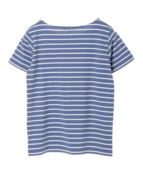 AMERICAN HOLIC（アメリカンホリック）の「・60新彊綿スムース ボートネックTEE★（Tシャツ/カットソー・レディース・サックスブルー/ラベンダー/ネイビー/その他25/チャコールグレー/その他26/オフホワイト/グレー系その他・M/L）」の19枚目の写真