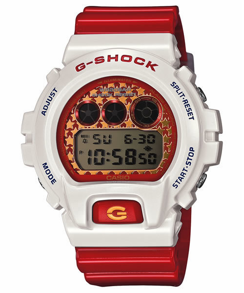 G-SHOCK（ジーショック）の「CRAZY COLORS （アナログ腕時計・メンズ・オレンジ系その他/ブラック×ホワイト/ホワイト×レッド/シルバー×ブラック・FREE）」の2枚目の写真