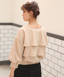 one after another NICE CLAUP | フリルブルゾン(ブルゾン)