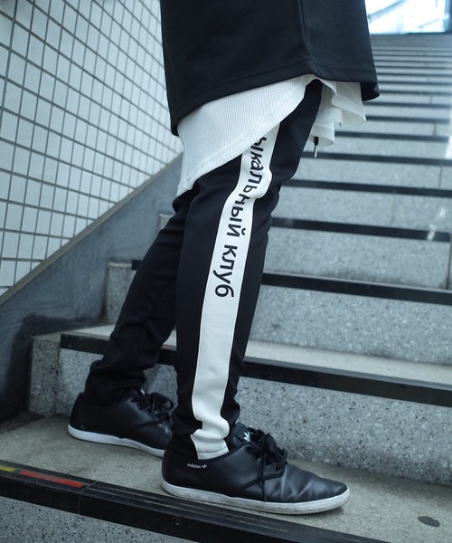 rovtski（ロフトスキー）の「rovtski LINE JERZY PANT（その他パンツ・メンズ・ブラック×グリーン/ブラック×レッド/ブラック×ホワイト・FREE）」の2枚目の写真
