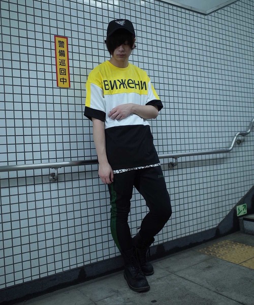 rovtski（ロフトスキー）の「rovtski LINE JERZY PANT（その他パンツ・メンズ・ブラック×グリーン/ブラック×レッド/ブラック×ホワイト・FREE）」の7枚目の写真