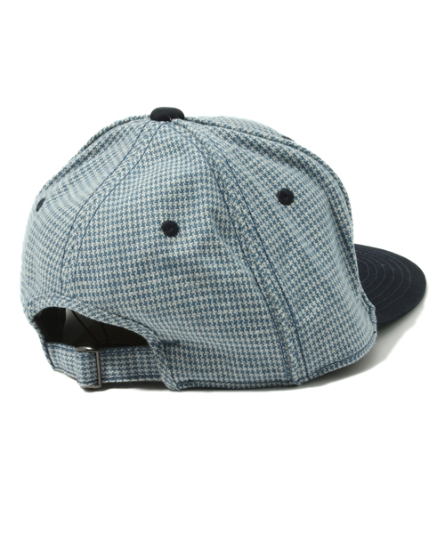 CIAOPANIC（チャオパニック）の「【Ciaopanic】BB千鳥CAP（キャップ・メンズ・ブルー/ネイビー・FREE）」の3枚目の写真