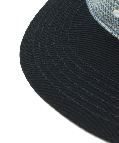 CIAOPANIC（チャオパニック）の「【Ciaopanic】BB千鳥CAP（キャップ・メンズ・ブルー/ネイビー・FREE）」の4枚目の写真