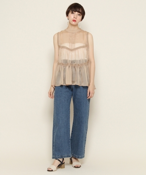 PAGEBOY(ページボーイ)の「ノースリティアードブラウス(シャツ/ブラウス・レディース・オフホワイト/ブラック/ベージュ/ラベンダー・FREE)」の13枚目の写真