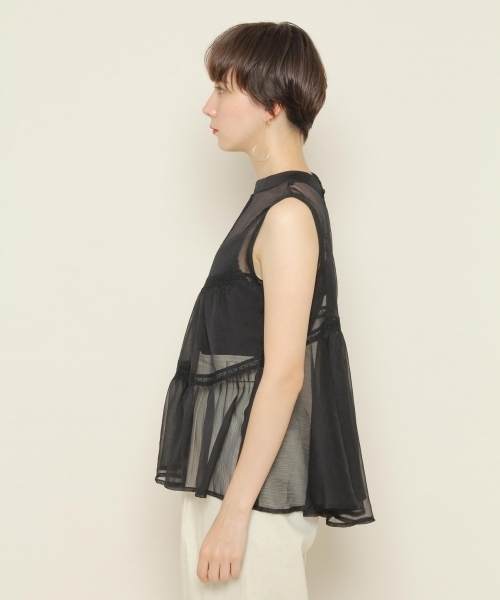 PAGEBOY(ページボーイ)の「ノースリティアードブラウス(シャツ/ブラウス・レディース・オフホワイト/ブラック/ベージュ/ラベンダー・FREE)」の21枚目の写真