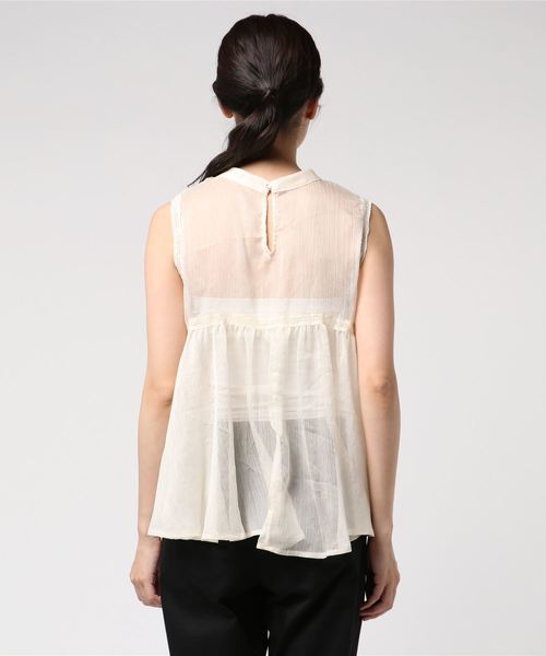 PAGEBOY(ページボーイ)の「ノースリティアードブラウス(シャツ/ブラウス・レディース・オフホワイト/ブラック/ベージュ/ラベンダー・FREE)」の15枚目の写真