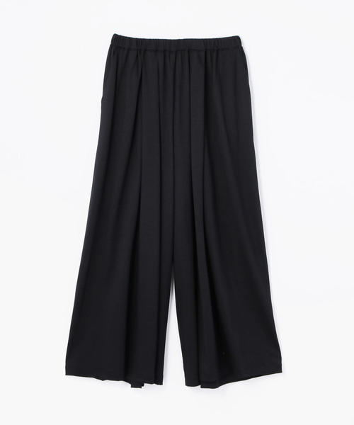 GALERIE VIE（ギャルリー ヴィー）の「テンセルジャージー タックワイドパンツ（その他パンツ・レディース・ネイビー/ベージュ系その他2/カーキ・36/32）」の3枚目の写真