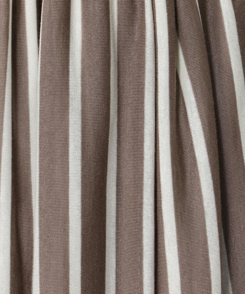 GALERIE VIE（ギャルリー ヴィー）の「テンセルジャージー タックワイドパンツ（その他パンツ・レディース・ネイビー/ベージュ系その他2/カーキ・36/32）」の7枚目の写真