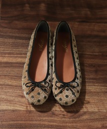 すっきり細見せノンストレスこなれフィットバレエシューズ