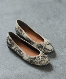 すっきり細見せノンストレスこなれフィットバレエシューズ