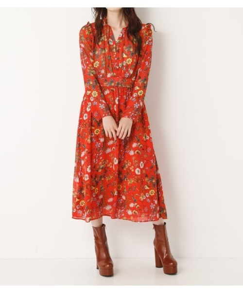 Sly スライ の Pictorial Flower Op ワンピース Wear