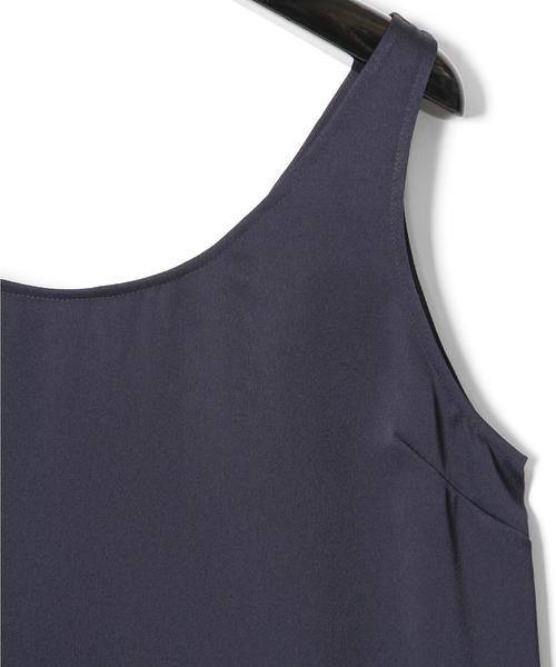 GRACE CLASS(グレースクラス)の「サテンノースリーブ(Tシャツ/カットソー・レディース・ブラック/ベージュ/ネイビー・36)」の12枚目の写真