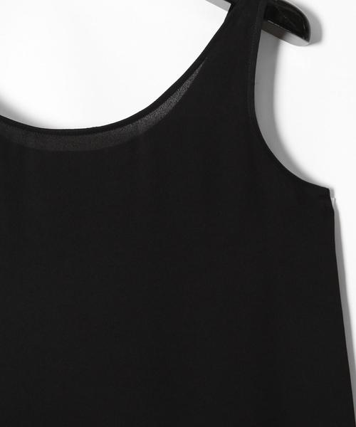 GRACE CLASS(グレースクラス)の「サテンノースリーブ(Tシャツ/カットソー・レディース・ブラック/ベージュ/ネイビー・36)」の5枚目の写真