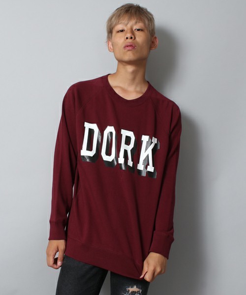 WEGO（ウィゴー）の「WEGO/ロゴプリントスウェット（スウェット・メンズ・ダークグリーン/ワイン・MEDIUM/LARGE）」の12枚目の写真