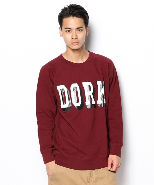 WEGO（ウィゴー）の「WEGO/ロゴプリントスウェット（スウェット・メンズ・ダークグリーン/ワイン・MEDIUM/LARGE）」の13枚目の写真