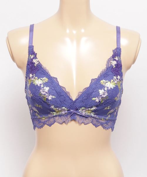 Triumph(トリンプ)の「トリンプ プレミアムデザイン 天使のブラ 魔法のハリ感 0044 ノンワイヤーブラジャーTR0044 P(ブラジャー・レディース・グリーン/パープル/グレー・M/L)」の8枚目の写真