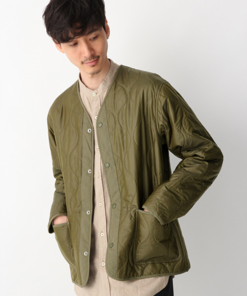 GLOBAL WORK(グローバルワーク)の「ナカワタキルトブルゾン/797552(ブルゾン・メンズ・ブラック/カーキ・SMALL/MEDIUM/LARGE)」の2枚目の写真