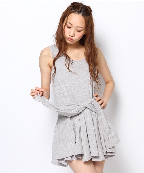 Another Edition(アナザーエディション)の「■AE FAKE SLV NSL OP◆(ワンピース・レディース・グレー/レッド/ライトブルー/ダークグレー/ワインレッド・フリー)」の14枚目の写真