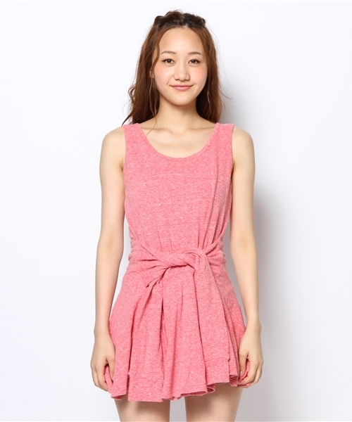 Another Edition(アナザーエディション)の「■AE FAKE SLV NSL OP◆(ワンピース・レディース・グレー/レッド/ライトブルー/ダークグレー/ワインレッド・フリー)」の6枚目の写真