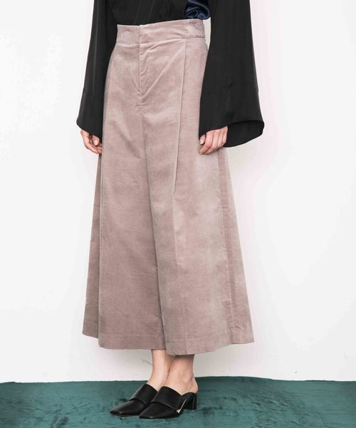 city（シティ）の「【CITY】ベルベット ハイウエストワイドパンツ（その他パンツ・レディース・ネイビー/グレー/ピンク・1/0）」の18枚目の写真