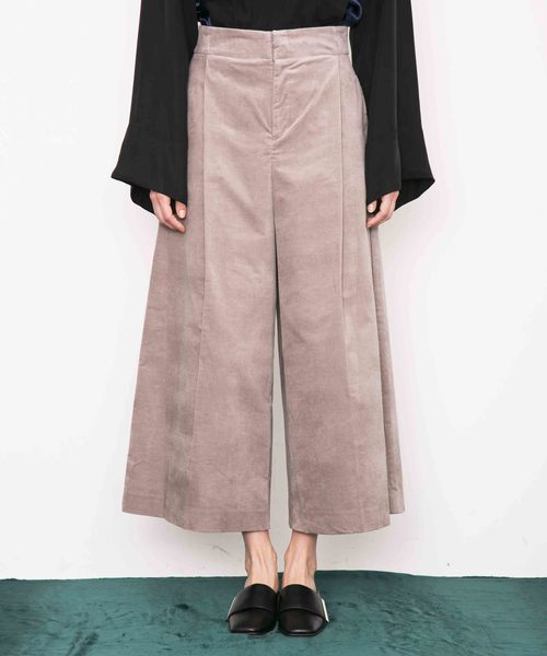city（シティ）の「【CITY】ベルベット ハイウエストワイドパンツ（その他パンツ・レディース・ネイビー/グレー/ピンク・1/0）」の19枚目の写真