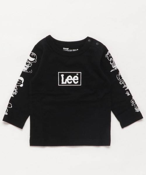 Lee リー の Lee Peanuts ﾘｰ ﾋﾟｰﾅｯﾂ ﾛｺﾞ袖ﾋﾟｰﾅﾂﾛﾝt ﾕﾆｾｯｸｽ Tシャツ カットソー Wear