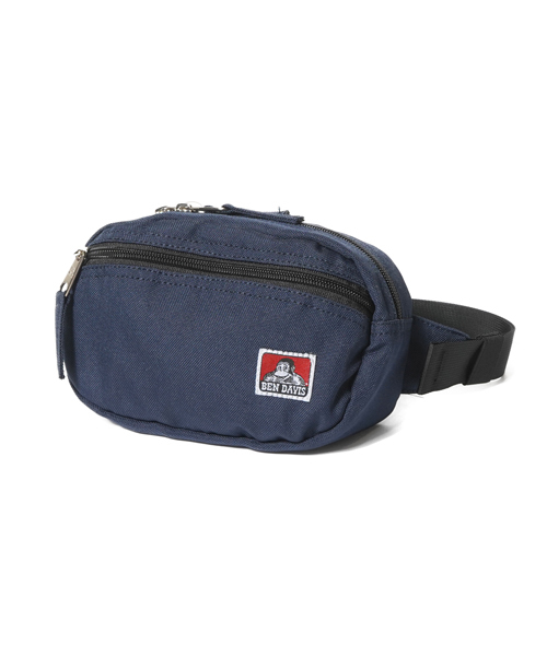 BENCH AT THE GREENE（ベンチアットザグリーン）の「BENDAVIS OVAL WAISTBAG（ボディバッグ/ウエストポーチ・メンズ・ブラック/ネイビー/サックスブルー/オレンジ/ブラック系その他・FREE）」の4枚目の写真
