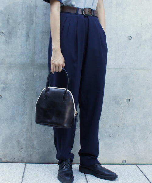 TIDEWAY（タイドウェイ）の「MOSS BOSTON / S（ハンドバッグ・レディース・ブラック/アッシュグレー/ベージュ/アーミー/ボルドー・FREE）」の7枚目の写真