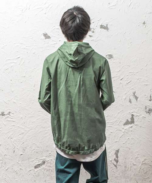 MinoriTY（マイノリティ）の「コットンアノラックパーカー プルオーバー（パーカー・メンズ・ネイビー/グリーン・M/L）」の6枚目の写真