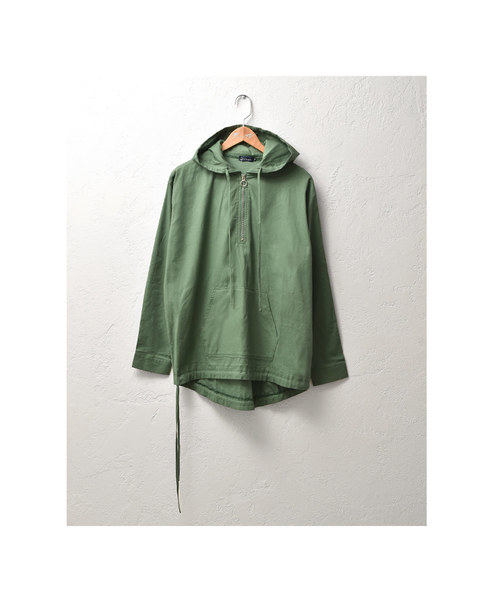 MinoriTY（マイノリティ）の「コットンアノラックパーカー プルオーバー（パーカー・メンズ・ネイビー/グリーン・M/L）」の7枚目の写真