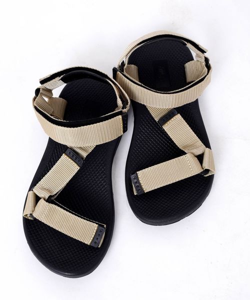 Khaju（カージュ）の「Khaju:Zストラップサンダル◇（サンダル・レディース・ブラック/ベージュ/キャメル・30/40/50）」の5枚目の写真