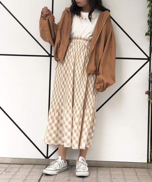 one after another NICE CLAUP（ワンアフターアナザーナイスクラップ）の「スプリングマウンテンパーカー（マウンテンパーカー・レディース・ブラック/ベージュ/テラコッタ・FREE）」の14枚目の写真