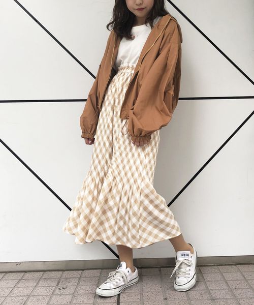 one after another NICE CLAUP（ワンアフターアナザーナイスクラップ）の「スプリングマウンテンパーカー（マウンテンパーカー・レディース・ブラック/ベージュ/テラコッタ・FREE）」の15枚目の写真