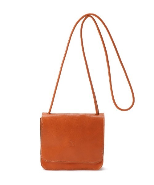 IL BISONTE（イルビゾンテ）の「IL BISONTE / ORIGINAL LEATHER / クロスボディバッグ（ショルダーバッグ・レディース・ダークブラウン/ライトブラウン/ナチュラル/ブラック/グレー/ネイビー/レンガ/グリーン/オレンジ/オリーブ/レッド・FREE）」の5枚目の写真