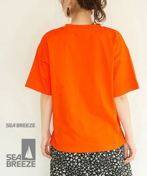 ROPE' PICNIC(ロペピクニック)の「【SEABREEZE×ROPE' PICNIC】カラーTシャツ(Tシャツ/カットソー・レディース・ホワイト/グリーン系その他/イエロー系その他/ピンク系その他/オレンジ系その他・38/40)」の14枚目の写真