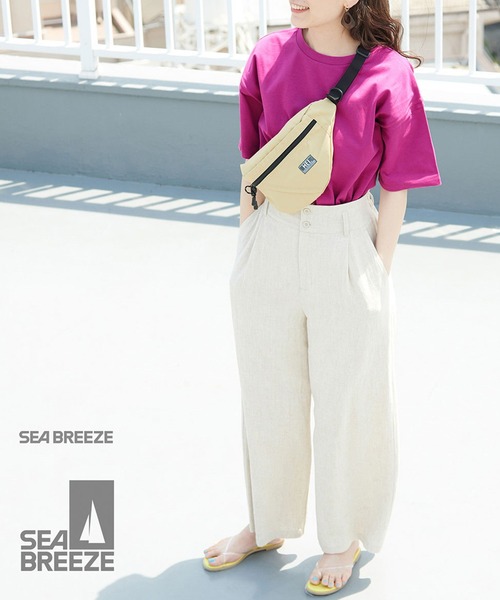 ROPE' PICNIC(ロペピクニック)の「【SEABREEZE×ROPE' PICNIC】カラーTシャツ(Tシャツ/カットソー・レディース・ホワイト/グリーン系その他/イエロー系その他/ピンク系その他/オレンジ系その他・38/40)」の9枚目の写真