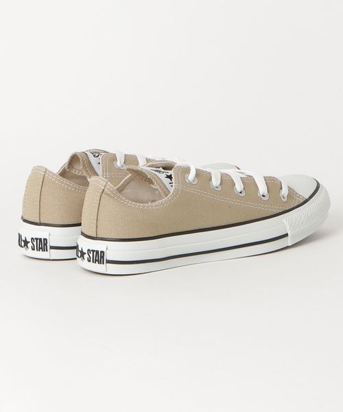 CONVERSE（コンバース）の「CONVERSE コンバース / CANVAS ALL STAR COLORS OX キャンバスオールスターカラーズ ローカットスニーカー（スニーカー・レディース・ベージュ・24.0cm/23.0cm）」の3枚目の写真