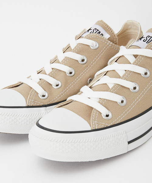 CONVERSE（コンバース）の「CONVERSE コンバース / CANVAS ALL STAR COLORS OX キャンバスオールスターカラーズ ローカットスニーカー（スニーカー・レディース・ベージュ・24.0cm/23.0cm）」の6枚目の写真