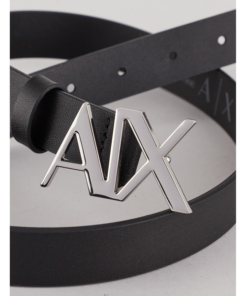 ARMANI EXCHANGE（アルマーニエクスチェンジ）の「【A|Xアルマーニ エクスチェンジ】A|Xロゴベルト（ベルト・レディース・ブラック/ブラック系その他/ピンク・SMALL/MEDIUM）」の7枚目の写真