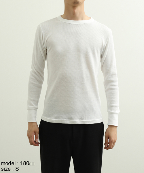 セール】【Hanes for BIOTOP】LONG SLEEVE THERMAL（Tシャツ