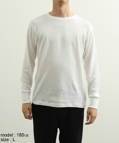 セール】【Hanes for BIOTOP】LONG SLEEVE THERMAL（Tシャツ